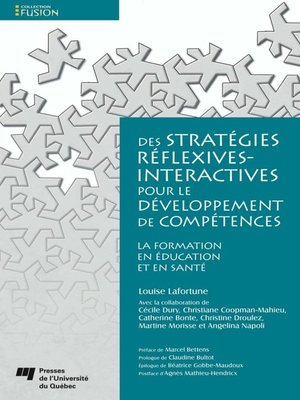cover image of Des stratégies réflexives-interactives pour le développement de compétences